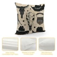 thumbnail image 4 of Ollo0ord Horse Pillow Cover for Kids ,Retro Cow Skull Throw Cushion Cover Style Room Decor Cushion Case for and 20x20in, 4 of 5