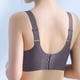 thumbnail image 4 of Gibobby Sujetador deportivo sin aros de talla grande para mujer Brasier estraple para mujer(C,38/85C), 4 of 5