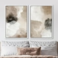 thumbnail image 2 of IDEA4WALL Framed Canvas Print Wall Art Set Brown & White & Black Collage Abstract Shape Modern Art Decorative Bohemian Colorful Chic Artwork for Living Room, Bedroom, Office -, 2 of 5