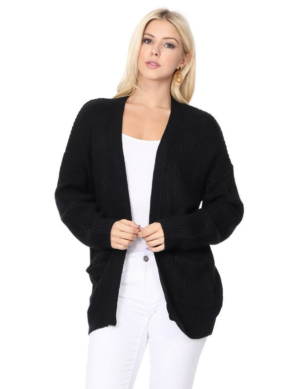 SAND BEIGE | OPEN FRONT SWEATER CARDIGAN