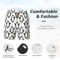 thumbnail image 5 of Lsque Mens Swim Trunks Lovely Penguin Pattern - Bathing Suit Compression Liner - Beach Swim Shorts Swimwear - (S-3XL) - Stretch Quick Dry -Small, 5 of 9
