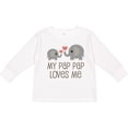 thumbnail image 3 of Inktastic My Pap Pap Grandpa Loves Me Boys or Girls Long Sleeve Toddler T-Shirt, 3 of 5