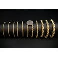 thumbnail image 2 of 10K Gold Rope Chain Gold Rope Chain  Bracelet 3mm, 3.6mm, 4mm, 4.5mm, 5mm, 6mm 10K Gold Rope Bracelet, 10K Gold Chain,  Men, Women (Bracelet width:2.5; Bracelet length:7;), 2 of 5
