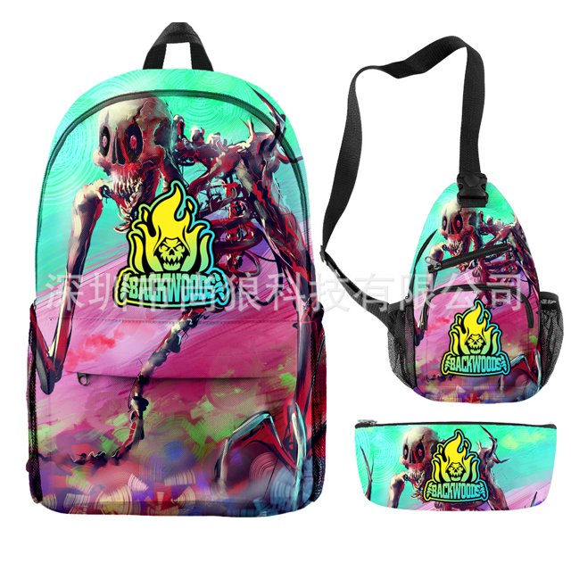 BACKWOODS Backpack, Student School Bag, Light And Large Capacity Leisure Bag-sebneei