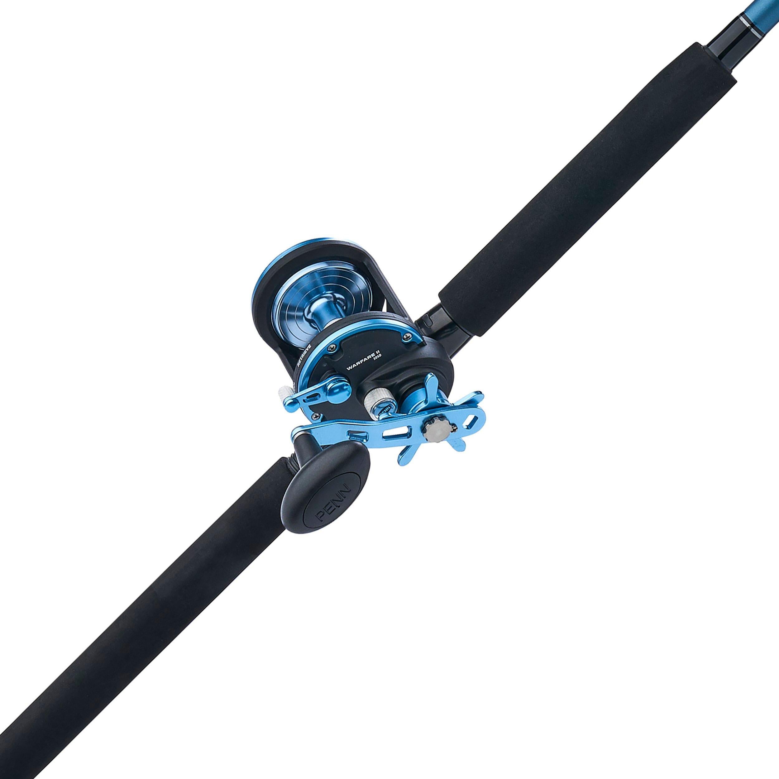 PENN Warfare II Star Drag Conventional Fishing Combo, 7' Medium Rod, 30 Size Reel