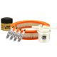 thumbnail image 1 of Kit De 4 Bujías Doble Platino, Filtro De Aire, Filtro Para Aceite Sintético Y Filtro De Combustible 7 PIEZAS Afinación Sin Aceite Compatible con 626 1983 A 1985 Mazda L4 2.0L, 1 of 3