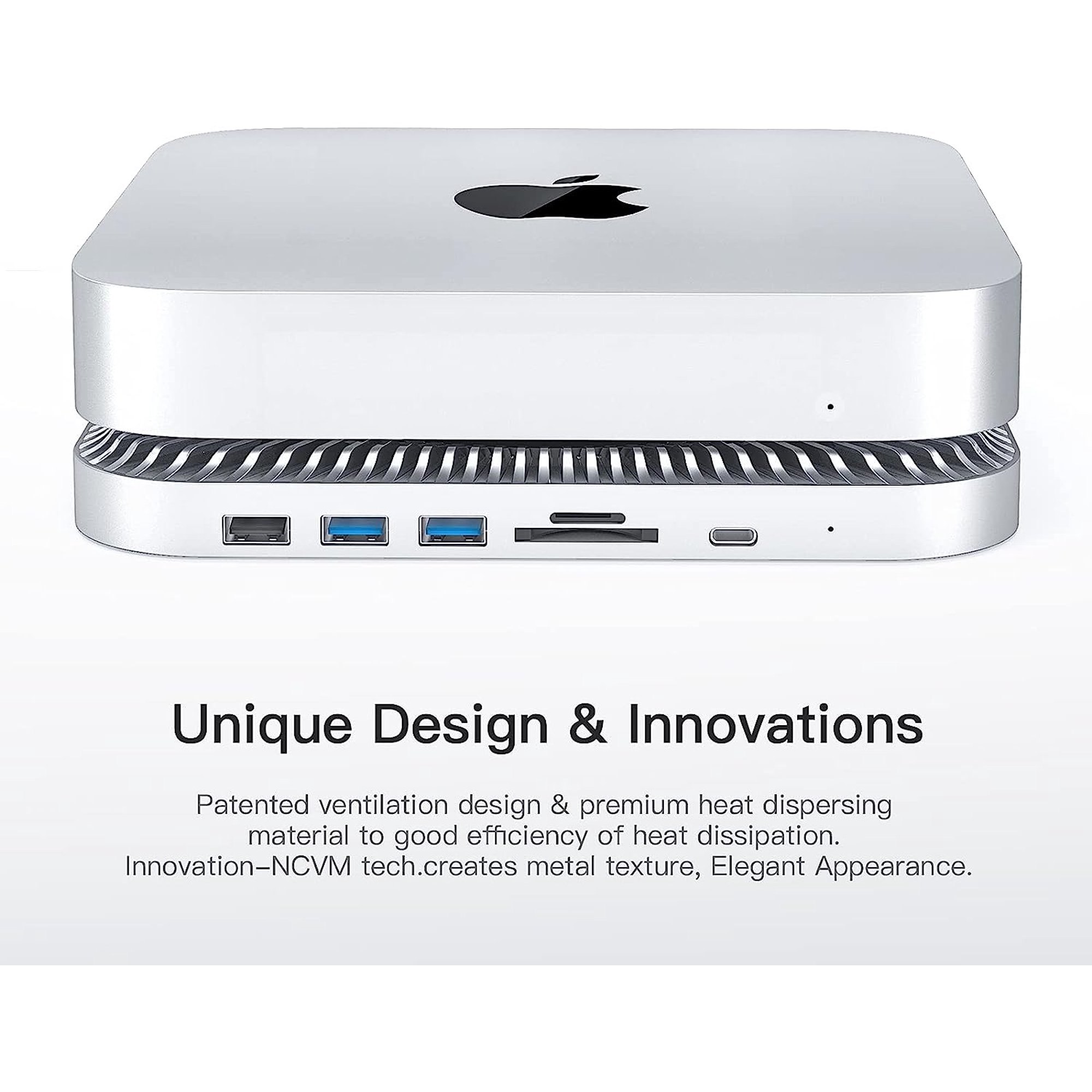USB-C Hub with Hard Drive Enclosure for Mac Mini M1, Type C 