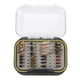 thumbnail image 1 of Kit de 64 moscas de pesca con mosca de acero inoxidable, señuelos de pesca coloridos, juego de anzuelos con caja de almacenamiento impermeable., 1 of 14