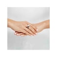thumbnail image 3 of Women's Welry 9.5-10mm Freshwater Pearl Crisscross Ring in  Sterling Silver W/ Enamel, 3 of 5