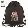 thumbnail image 2 of Bolsa con cordón JoJos Bizarres Adventures Kujos Jotaros de lona, 2 of 2