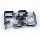 thumbnail image 2 of Juego de 3 soportes de barra de cortina de metal ajustables para barras de 1 y 5/8 pulgadas, resistentes Negro, 2 of 8
