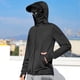 thumbnail image 1 of Ceisia Men's UV Protection Ice Silk Full-Zip Hooded Jacket with Face Covering for Outdoor Fishing Gift, 1 of 7