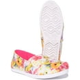 thumbnail image 5 of Toms Alpargata Women's Floral Print Textile Slip On Trainers In White Size 8.5, 5 of 6