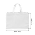 thumbnail image 2 of Uxcell 30x40cm Non-Woven Horizontal Style Reusable Gift Bag, White 10 Pack, 2 of 5