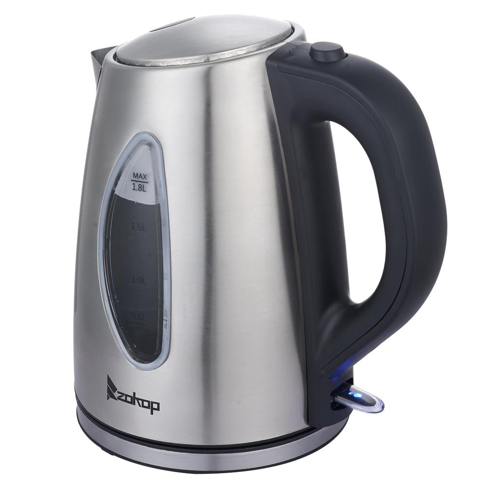 Electric Kettle Electric Water Kettle 800ml Stainless Steel Electric Kettle Cordless 1000W Household Kitchen Quick Heating Electric Boiling Teapot Coffee Tea Teapot
