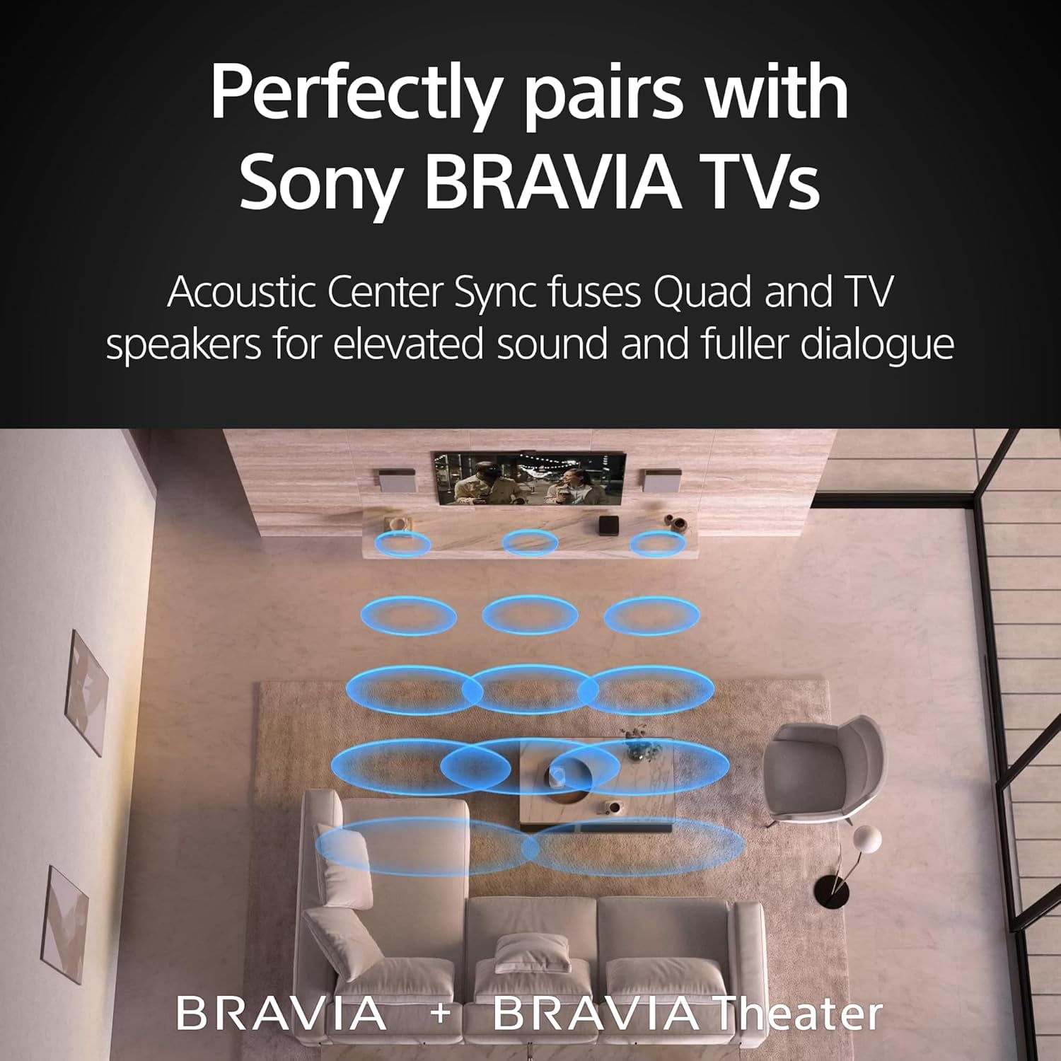 Sony K55XR80 55 Inch IMAX Enhanced Bravia OLED 4K HDR Google TV with a Sony HT-A9M2 4.0.4 Ch BRAVIA Theater Quad Soundbar (2024)