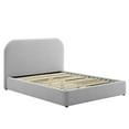 thumbnail image 6 of Keynote Curved Full Platform Bed in Heathered Weave Light Gray, 6 of 10