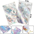 thumbnail image 3 of Clearance! FNGZ Reusable Storage 100Pcs Resealable Ziplock Bags Aluminum Foil Pouch for Party Food Storage, 3 of 3