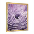 thumbnail image 4 of Designart "Dreaming In A Lyrical Purple Dream" Abstract Spirals Picture Framed Wall Art Prints, 4 of 5