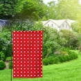 thumbnail image 4 of Sigee White and Green Polka Dot Printed Flag12.5 * 18in Outdoor Yard Flags For Garden Decor, 4 of 9