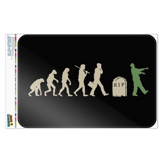 Zombielution Evolution Home Business Office Sign