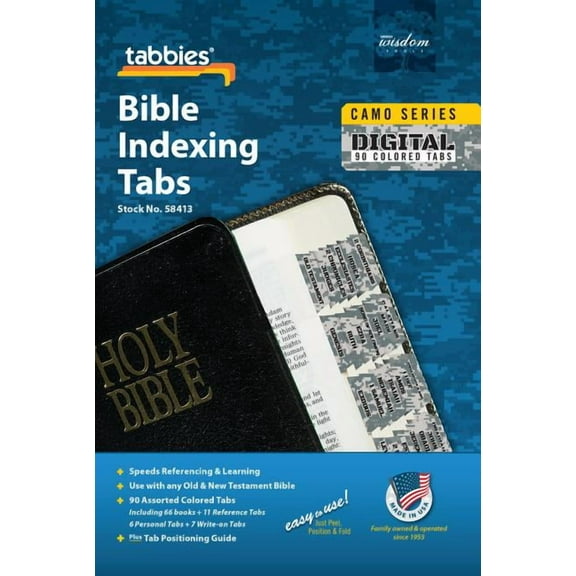 Camo: Camo Digital Bible Indexing Ta: Digital Camo Bible Tabs (Other)