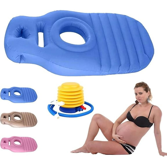 Tummynest - Pregnancy Mattress, Inflatable Pregnancy Pillow, Full Body Maternity Airbed with Hole, Adjustable Portable Pregnancy Pillows for Sleeping