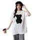 thumbnail image 2 of Camisa de señora con cuello redondo,Camiseta de mujer Camiseta holgada redonda para mujer Camiseta holgada para mujer Rendimiento finamente afinado, 2 of 14