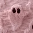 thumbnail image 3 of Halloween Ghost Lumbar Throw Pillow Cover, Cute Tufted Knit Decorative Cushion Case for Sofa Couch, Spooky Soft Plush Fuzzy Fall Holiday Home Decor, 12x20 Inch, Pink, 3 of 6