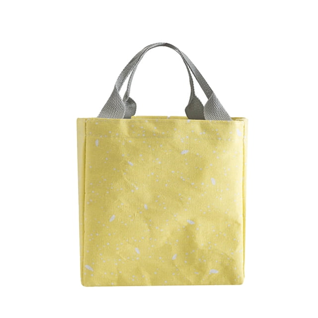 Cateissary Bolsa térmica portátil con cordón para alimentos frescos, organizador de aislamiento frío para bebidas de Picnic en la oficina, Almacenamiento y organización del hogar No.08