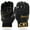Black/Gold, variant on Franklin Sports MLB Baseball Batting Gloves - Shok-Sorb X Batting Gloves for Baseball + Softball - Adult + Youth Padded Non-Sting Pair - White + Chrome - Adult Small