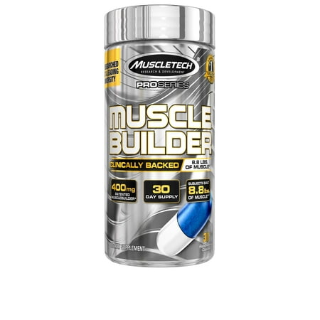 MUSCLETECH Série Pro Muscle Builder Libération Rapide 400 mg capsules 30 Ct
