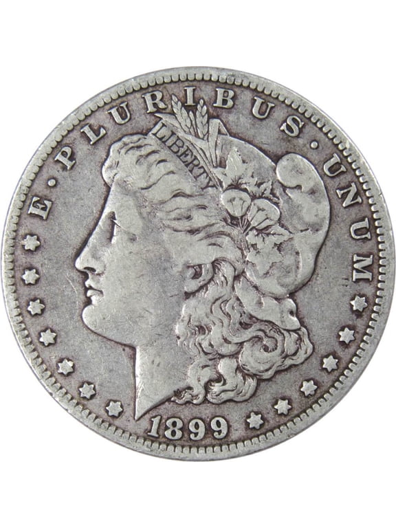 1899 O Morgan Dollar F Fine 90% Silver $1 US Coin Collectible