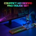 thumbnail image 2 of SELORSS Gaming RGB Wired Keyboard and Mouse Combo - USB Gaming Keyboard Compact 61 Keys RGB LED Backlit & Gaming Mouse 6400 DPI - Wired Switch Contoller for Nintendo,Win, 2 of 9