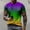 Green, variant on Yaoyar Men's Gradient T Shirt Short Sleeve Round Neck Tee Summer Tops Hot Pink,L