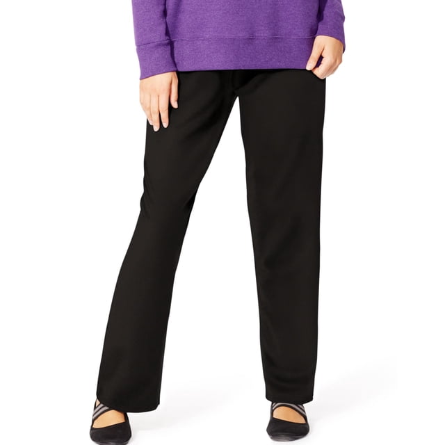 Just My Size Women`s ComfortSoft EcoSmart Fleece Open-Hem Sweatpants, Avg Length