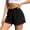 Black, variant on Hurxie Sweat Shorts for Women Casual Summer Athletic Short Elastic Waist Comfy Lounge Shorts Bottoms with Pockets Black,XL