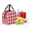 thumbnail image 5 of Vsdgher Red Plaid Daisy Lunch Bag, Lunch Box for Women Adult Men, Lunch Tote Insulated Cooler Lunch Container for Work/Office/Picnic/Travel, 5 of 8