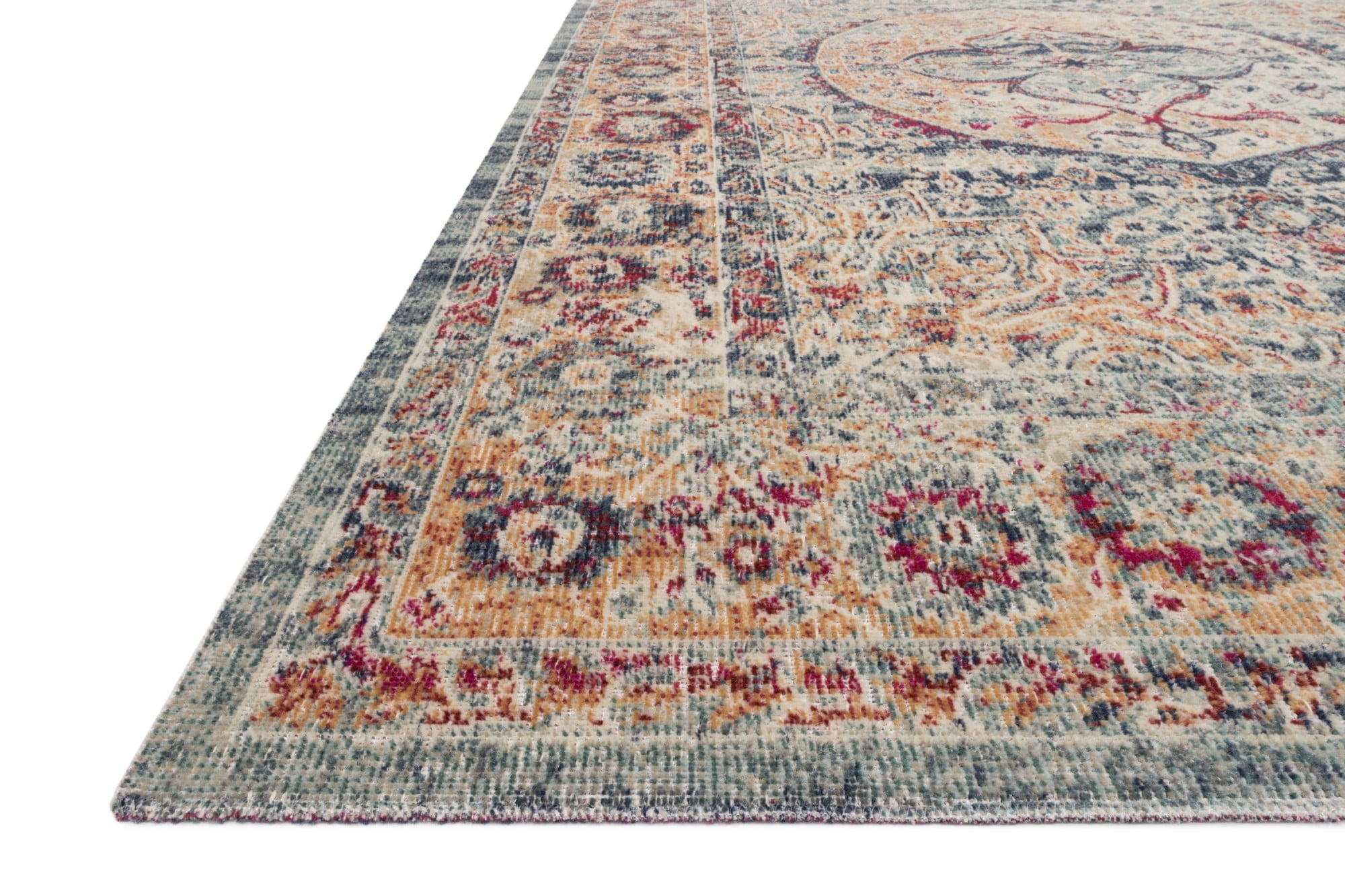 Loloi Nour Oriental Blue / Multi Area Rug