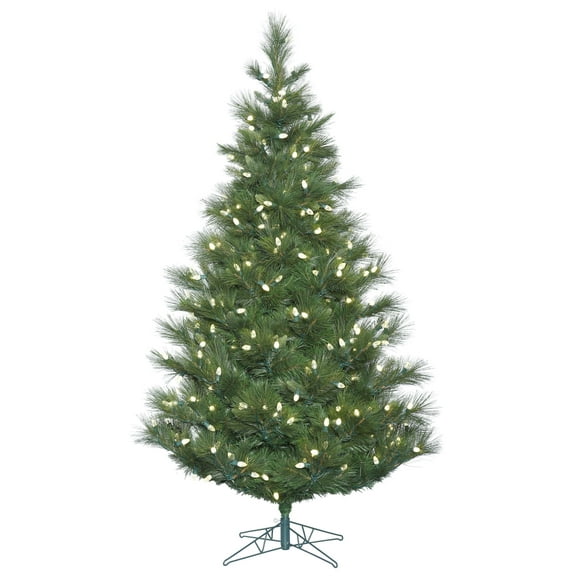 Vickerman 7.5' Norway Pine Artificial Christmas Tree with 375 Warm White C7 LED Lights
