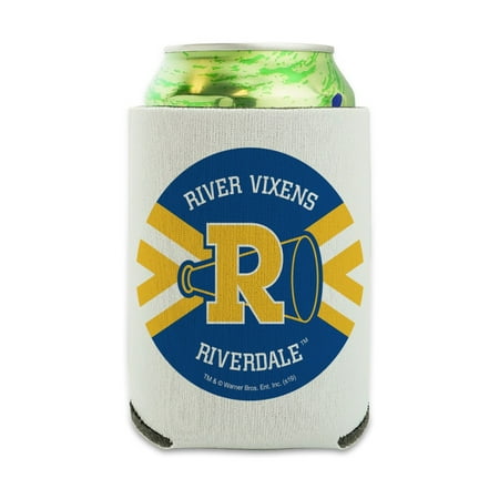 

Riverdale River Vixens Cheer Logo Can Cooler - Drink Sleeve Hugger Collapsible Insulator - Beverage Insulated Holder