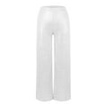 thumbnail image 3 of Dndkilg Womens White Sequin Pants Sparkle High Waisted Wide Leg Flare Pants Party Teens Glitter Dressy Metallic Shiny White M, 3 of 4