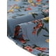thumbnail image 5 of Camisa floral Allegra K con Botones Y Cuello en punta Gris Azul L, 5 of 6