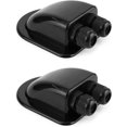 thumbnail image 1 of 2 Pcs IP68 Solar Cable Entry Gland Waterproof ABS Solar Double Cable Entry Housing,Black, 1 of 5