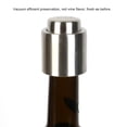 thumbnail image 3 of Tapón de botella de vino al vacío Yuarrent manual acero inoxidable y silicona, 3 of 6