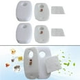 thumbnail image 4 of KDJ Foam Filter Kit for Shark Rocket Deluxe Pro HV319Q HV320 HV320W HV321 HV322 HV324Q HV325 HV330 UV422 UV422CCO True Pet Vacuums, 2 Pack White Replacement Filters, 4 of 9