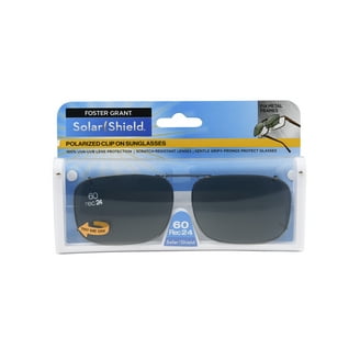 Solar Shield Dioptics Unisex Rectangle Fashion Sunglasses Black