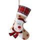 thumbnail image 1 of wonima02 Christmas Stockings, 15.5" Christmas Stocking Deer Santa Snowman Burlap Plaid Xmas Stocking Holiday Christmas Decoration for Family Kids, 1 of 1