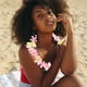 thumbnail image 5 of 50 collares de leis hawaianos coloridos, guirnalda de flores, recuerdos de fiesta tropical Luau, accesorio para disfraz de playa Hula (colores surtidos), 5 of 8