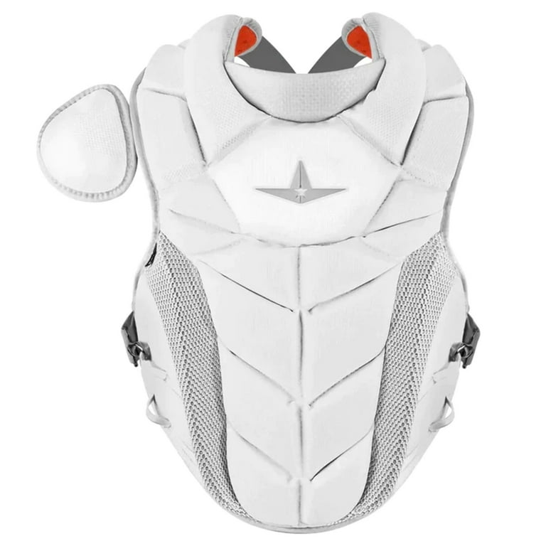 All-Star Leg Guard Replacement Straps (Silver) - Elastic Straps With Metal Buckles For Baseball Catcher Leg Guards, Set Of 6